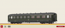 Brawa 51049 H0 Personenwagen AB4üe der DB Epoche III mit LED-Innenbeleuchtung - NEU