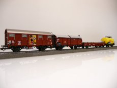 Märklin 29845 H0 4-teiliges Güterwagen-Set der DB Epoche III TOP ohne OVP