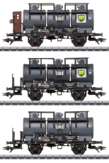 Märklin 46491 H0 Kesselwagen-Set mit drei Behältern BP der DB Epoche III NEU