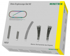 Minitrix 14312 Spur N Gleis-Ergänzungs-Set H2 NEU