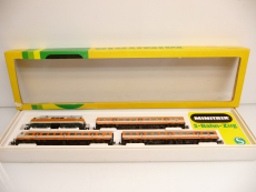 Minitrix 51 1027 20 N S-Bahn-Zug 4-teilig mit BR 111 118-6 der DB grau/orange - TOP in OVP