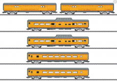 Märklin 43617 H0 Personenwagen-Set 6-teilig Union Pacific Railroad UP Epoche VI NEU