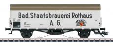 Märklin 00767-07 H0 Kühlwagen Rothaus mit Schlusslicht der DB weiss TOP in OVP verkauft S 24.02.2026 PK