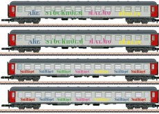 Märklin Spur Z 87283 Wagenset Snälltåget Ep. VI