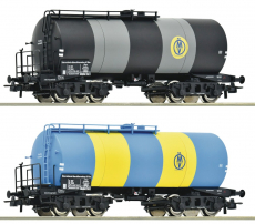 Roco 6600163 H0 2-teiliges Wagenset Kesselwagen OMV der ÖBB Epoche IV NEU