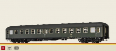 Brawa 58050 H0 Personenwagen Byl421 grün der DB Epoche IV mit LED NEU