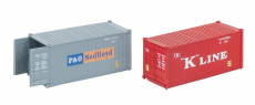 Faller 182006 H0 20 Container K-LINE und P&O NEU