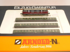 Arnold 0153 N Sonderzug 1986 Eilzug-Garnitur V200 4-teilig Epoche III TOP in OVP