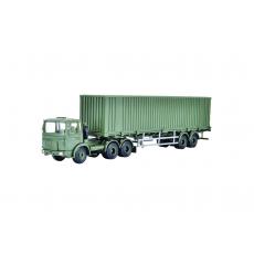 Viessmann H0 18068 Bundeswehr MAN 3-achs Zugmaschine mit 40‘ Containerauflieger