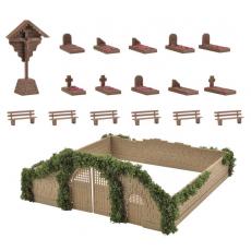 Vollmer H0 43861 Deko-Set Friedhof