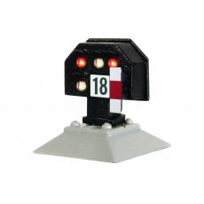 Viessmann 4728 H0 Licht-Sperrsignal nieder Multiplex-Technologie 7mm