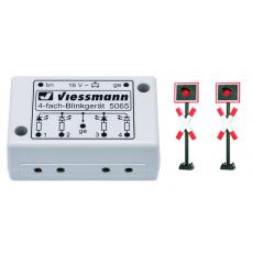 Viessmann 5801 N 2 Andreaskreuze mit Blinkelektronik