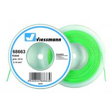 Viessmann 68663 - Kabel 25 m, 0,14 mm²  in grün