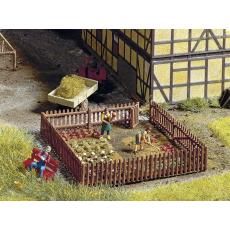 Noch 13070 H0 Gartenzaun 22 Teile ca. 91cm lang