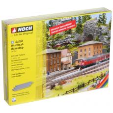 Noch 63010 Spur N Universal-Bahnsteig 3er-Set inkl. Spezialkleber 14,8 x 4,5 x 0,6xm