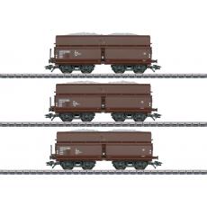 Märklin 46231 H0 Selbstentladewagen-Set Kalktransport der ÖBB braun 3-teilig