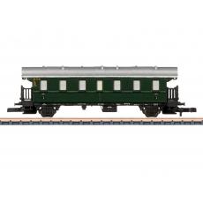 Märklin 87511 Spur Z Einheitspersonenwagen Donnerbüchse grün der DB Ep. III