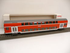 Märklin 43585 H0 Doppelstockwagen 2. Klasse der DB rot Epoche V TOP in OVP