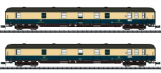 Minitrix 18201 N Wagen-Set 2-teilig Deutsche Bundespost blau/beige Epoche IV