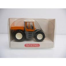 Wiking H0 380 02 29 Fendt Xylon with loading platform in orange As new in original packaging