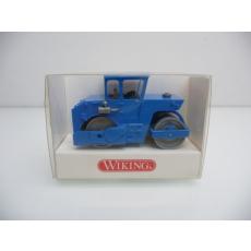 Wiking H0 650 03 20 road roller in blue As good as new in original packaging