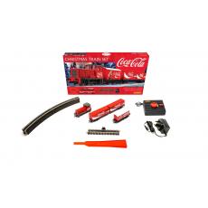 Hornby R1233P H0 Startpackung Coca-Cola Weihnachtszug mit Gleisoval und Steuergerät 2L=
