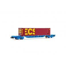 Arnold HN6442 Spur N Containerwagen RENFE 60 MMC beladen mit 45 Container ECS BULK Ep. VI