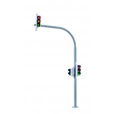 Viessmann 5094 H0 arch traffic light with pedestrian traffic light and LEDs 2-piece set