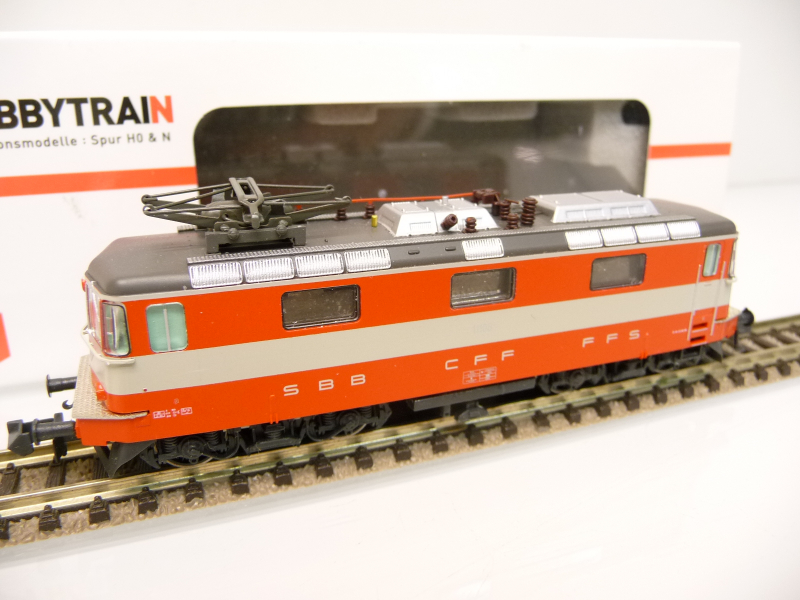 Hobbytrain H3025 N Elektrolok Re 4/4 II der SBB Swiss Express orange Epoche V TOP in OVP
