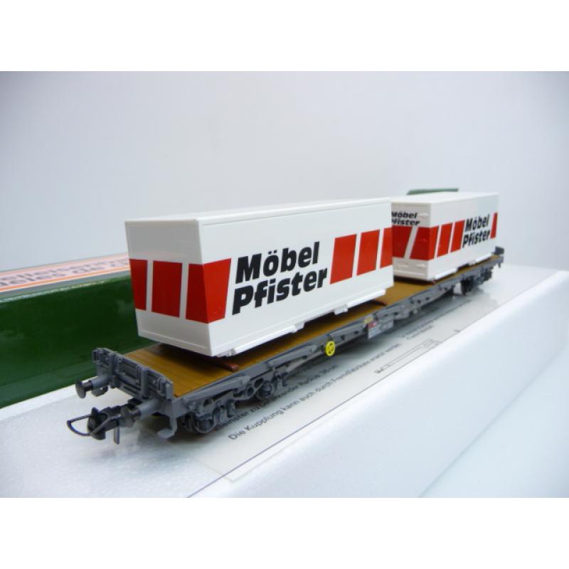 HAG H0 394 Containerwagen der SBB Möbel Pfister 390 0 217-0 Rs   für Märklin