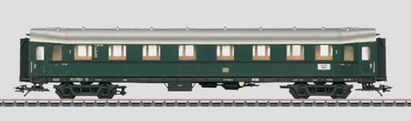 Märklin 42230 H0 Personenwagen 1. Klasse grün der DB Epoche III Ex. Hechtwagen - TOP in OVP