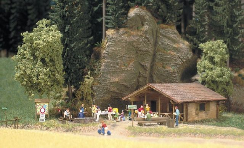Blockhütte Busch H0 1035