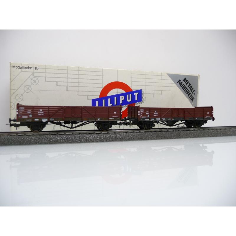 Liliput 216 03 H0 2-teiliges Set Hochbordwagen der DB 805491+805909 Omn 32