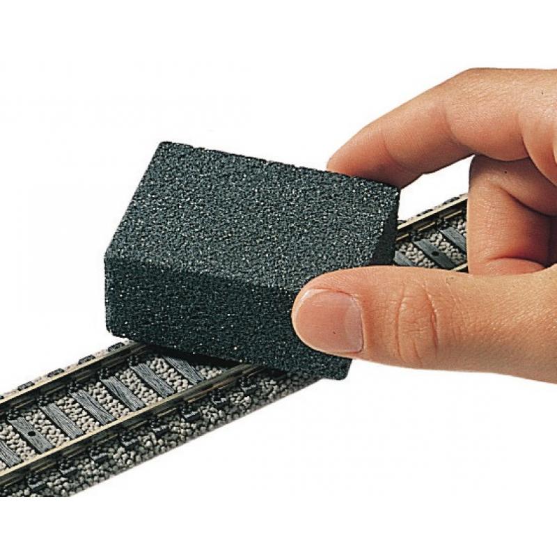 Fleischmann 6595 H0 Gleisreinigungs-Gummi / Track cleaner block