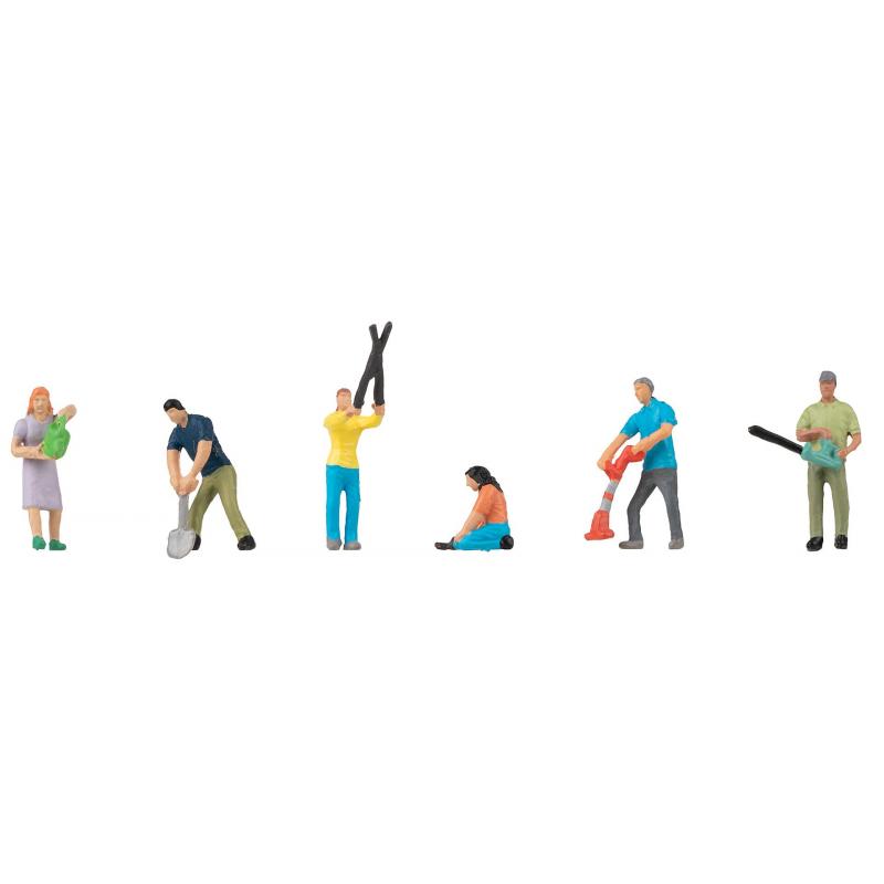 Faller 151686 H0 Im Kleingarten 6 Miniaturfiguren