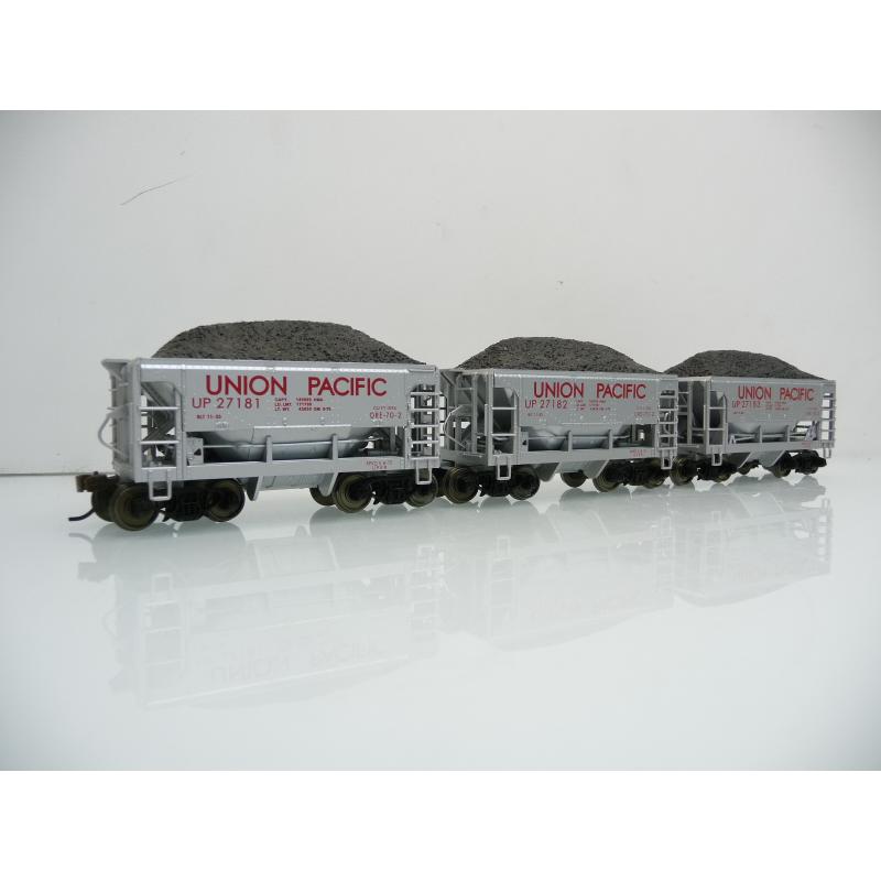 Metaltrain H0 3er Set USA U-29 Ore Cars UNION PACIFIC 27181 27182 27183