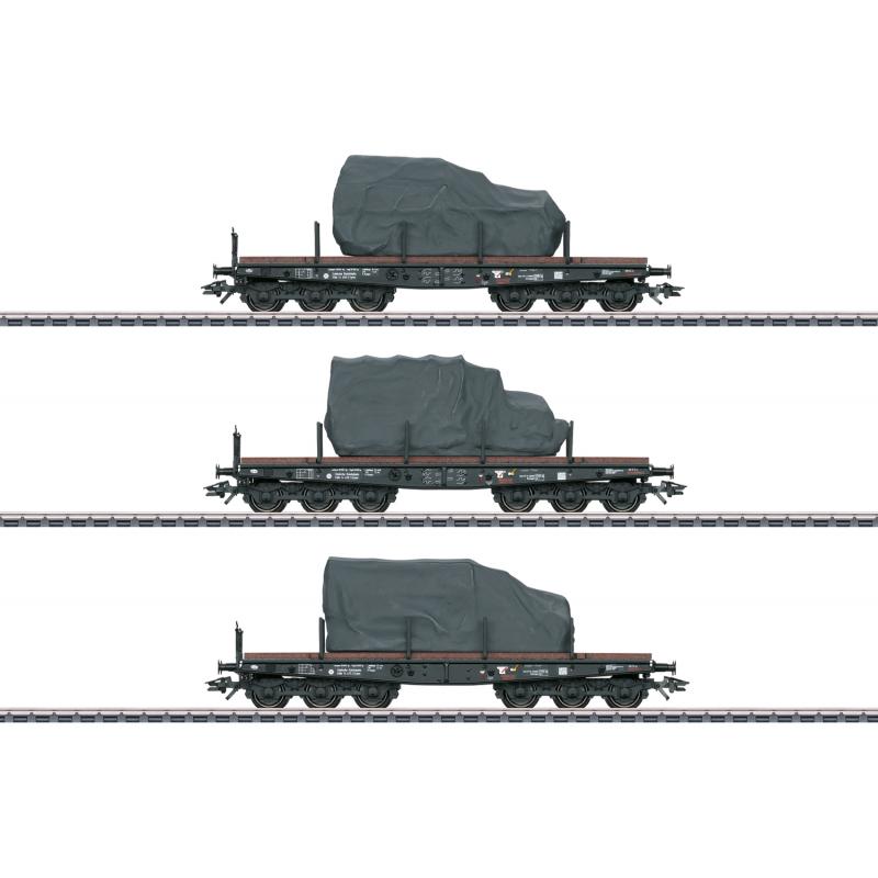 Märklin 48660 H0 Schwerlast-Flachwagen-Set SSyms Köln Epoche II der DR - NEU