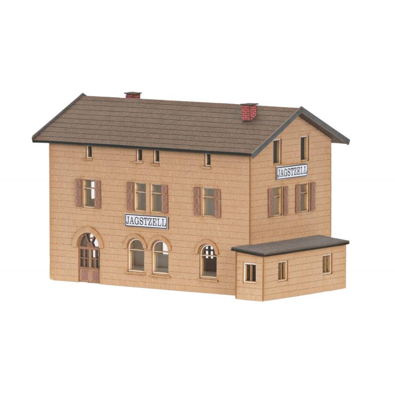 Märklin 89708 Z Bausatz Bahnhof „Jagstzell“ aus Architekturkarton