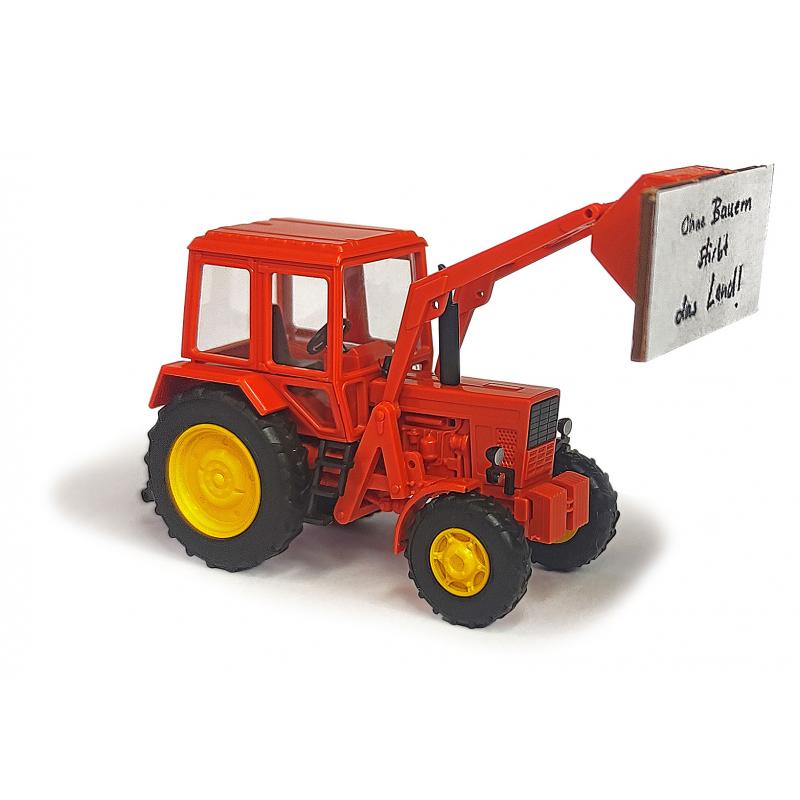 Busch 51316 Belarus MTS-82, orange, BAUERNPROTEST