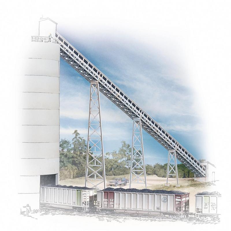 Walthers 533518 H0 Bausatz Modernes Förderband (3 Stück) NEU