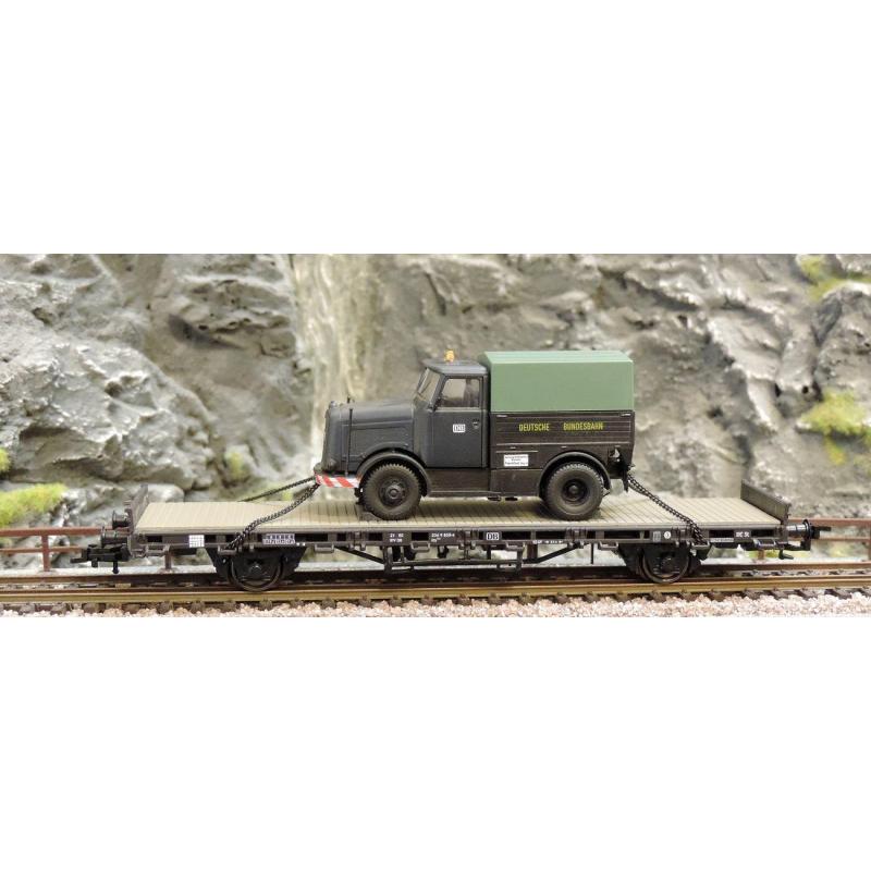 Kibri 26270 H0 Niederbordwagen mit Kaelble Zugmaschine NEU