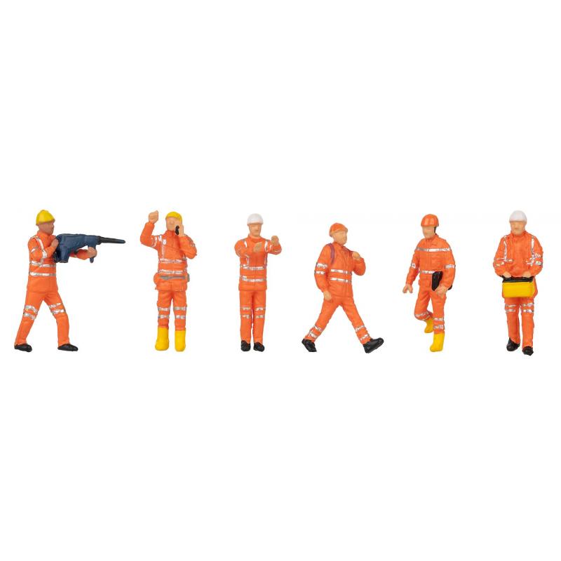 Faller 151851 H0 6 Miniaturfiguren TUNNELBAUARBEITER