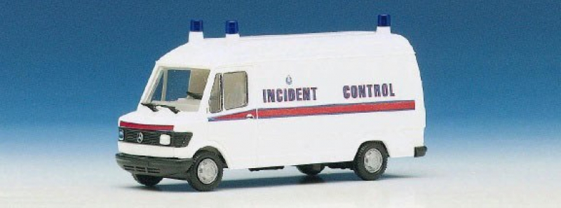 Herpa H0 041260 MB 207 D Kasenwagen Hochraum Incident Control