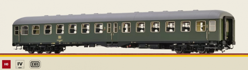 Brawa 58018 H0 Personenwagen Bylb421 der DB Epoche IV DC Basic+ LED NEU
