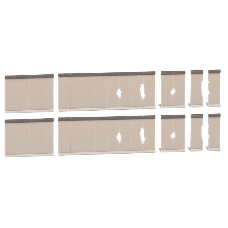 Faller 180399 H0 - Betonmauer 220x24x43mm Ep. III werkseitig vergriffen