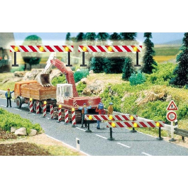 Busch 5906 H0 Blinkende Absperrschranken - Ergänzungsset