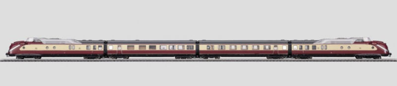 Märklin 37606 H0 Gasturbinentriebzug BR 602 4-teilig IC Parzival 3L~ AC mfx DIGITAL mit SOUND - TOP in OVP
