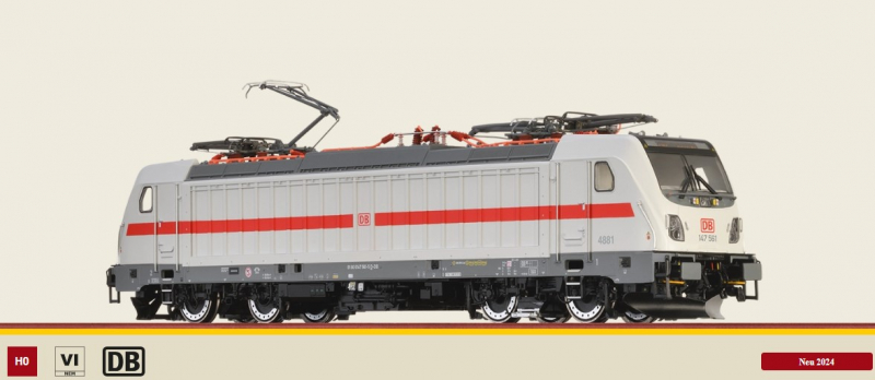 Brawa 43836 H0 Elektrolok BR 147.5 TRAXX 3 DB AG Ep. VI DCC DIGITAL EXTRA