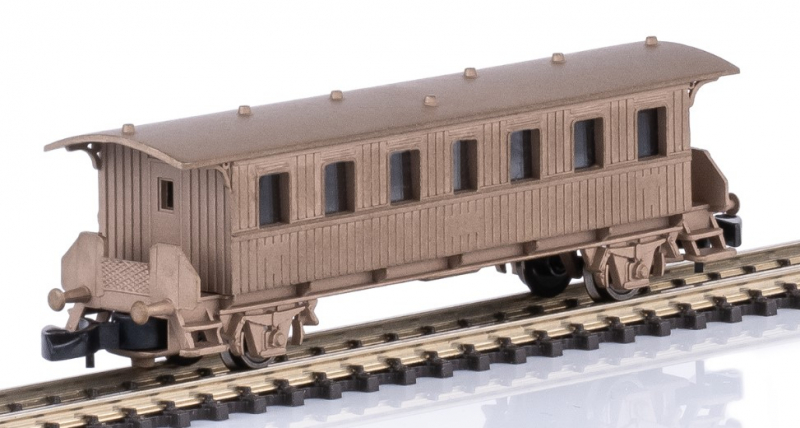 Märklin 87003 Spur Z 2-achsiger Plattformwagen in Echtbronze
