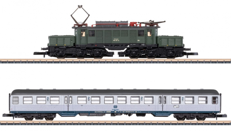 Märklin 81221 Spur Z Nahverkehrszug mit der Baureihe 194 der DB Epoche IV 2-teilig